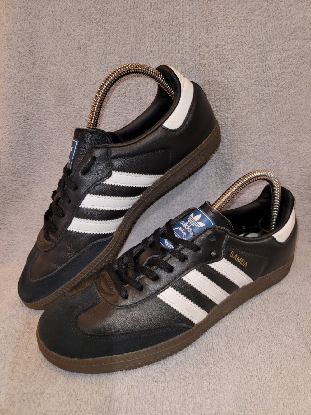 Adidas Samba Big Kid's Size 6.5 Black White Brown Gum Sneakers IE3676 (#1766) - Picture 12 of 16